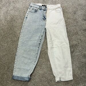 Two tone pants